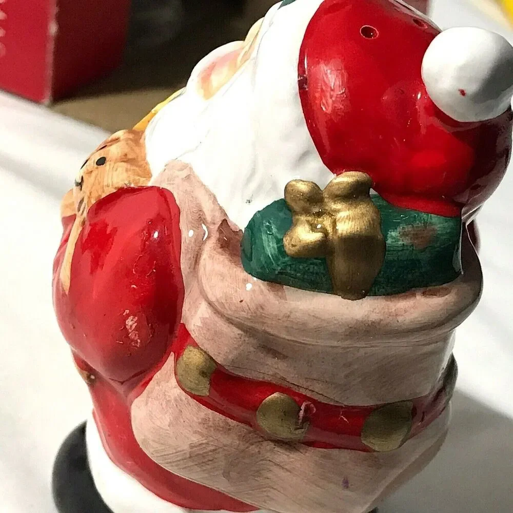 Christmas Village vintage santa